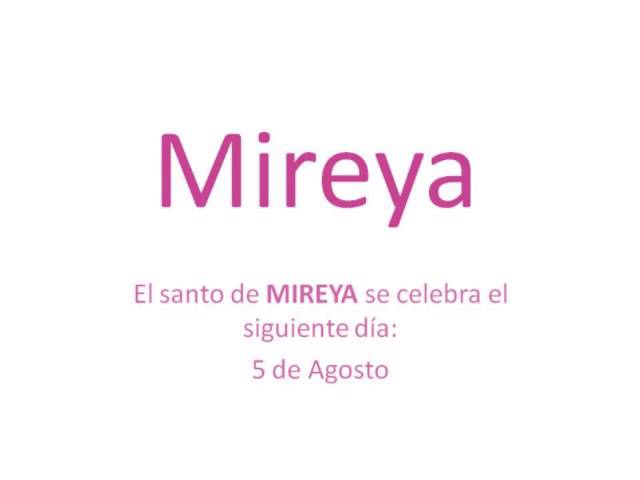 Origen y significado bíblico de Mireya