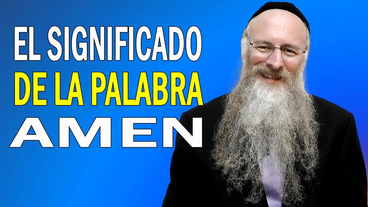 El significado de amen en la oración bíblica