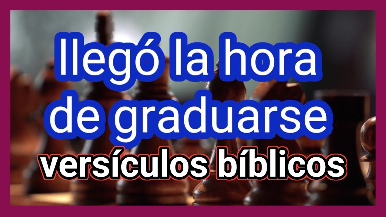 Versos bíblicos para graduados: Guía en tu camino