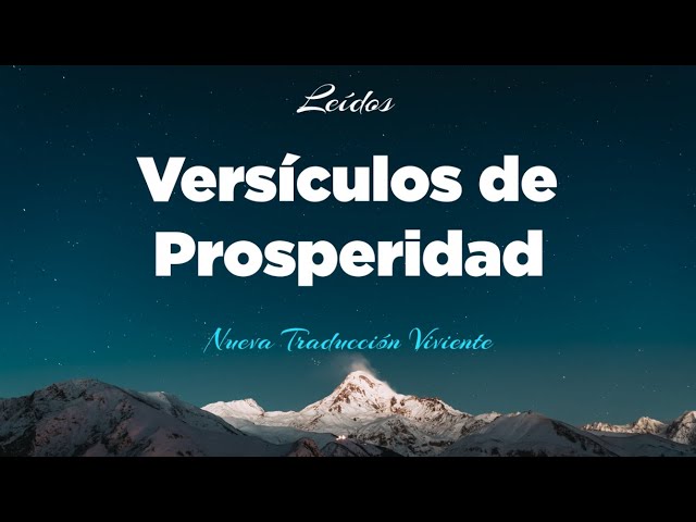 Descubre las promesas de prosperidad y abundancia en la Biblia