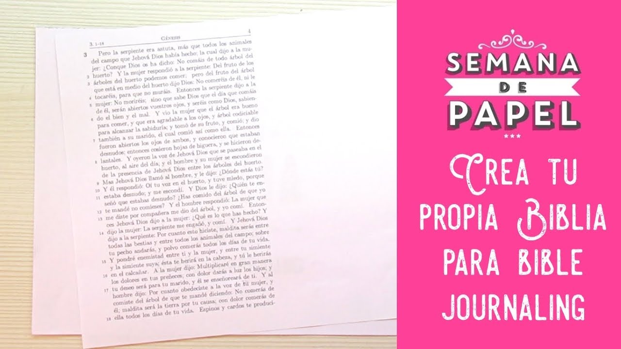 Aprende a crear tu propia biblia de manera sencilla y personalizada