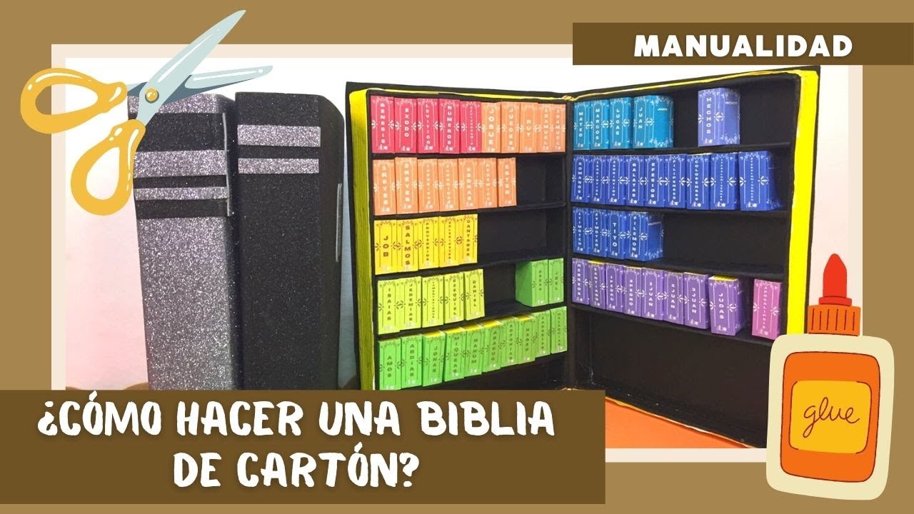 Haz tu Biblia de cartón para estudiar la Palabra