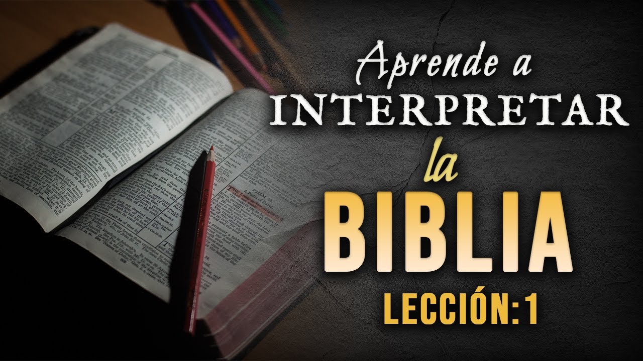 Interpreta textos complejos de la Biblia