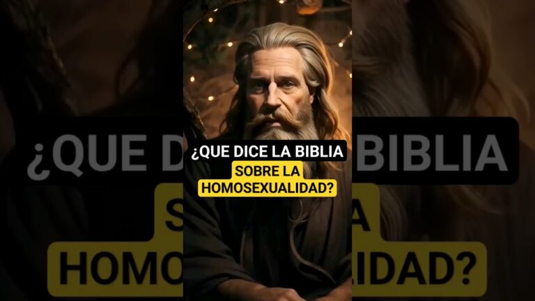 La postura de la Biblia sobre la homosexualidad: ¿Qué dice realmente