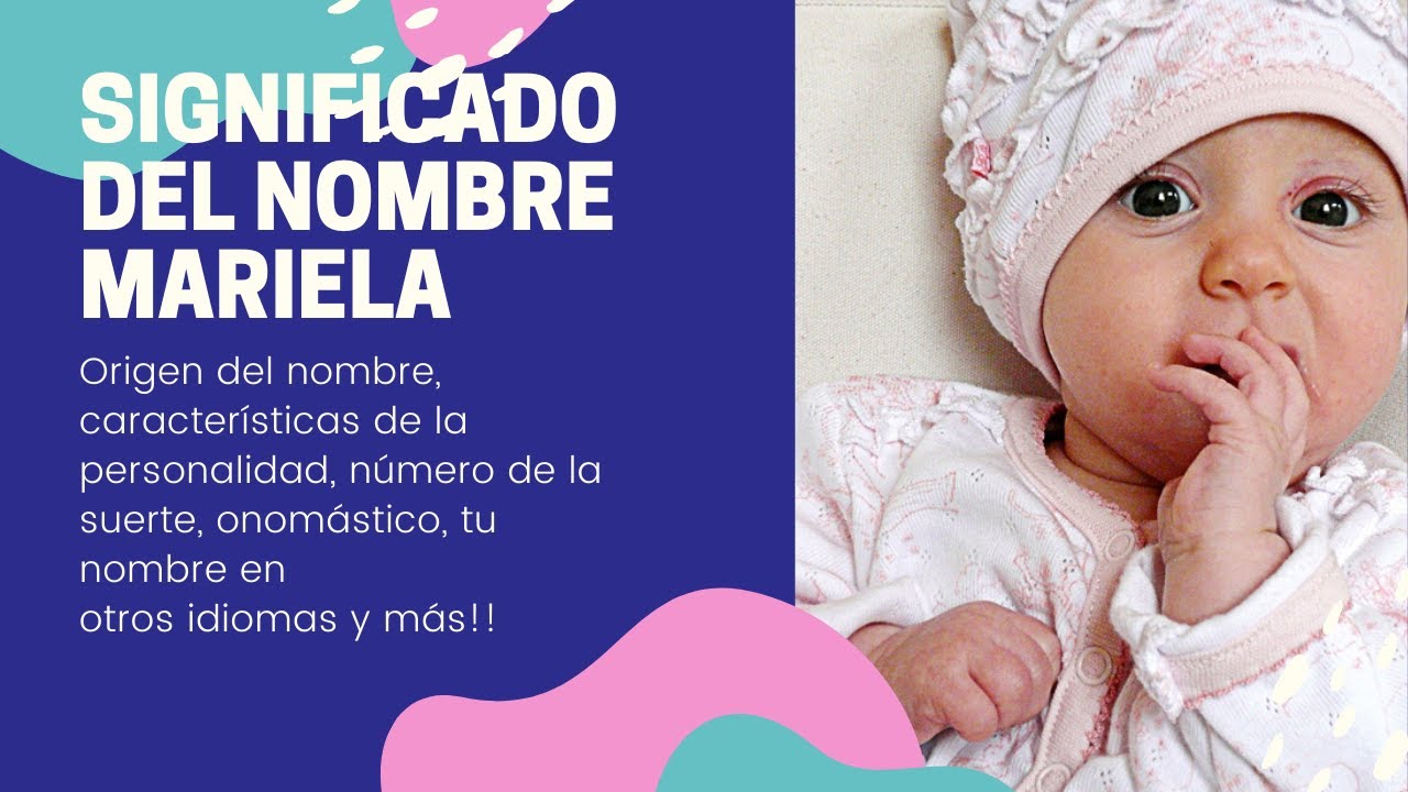 Origen y significado bíblico del nombre Mariela