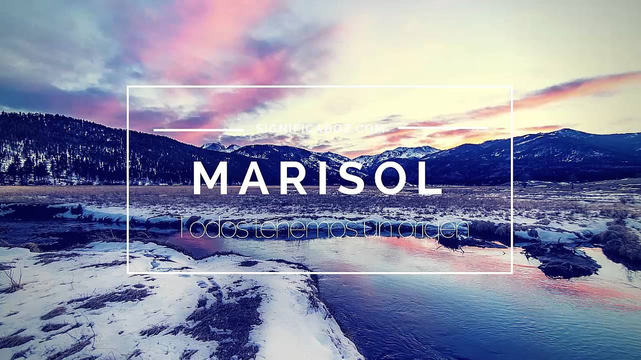 Origen y simbolismo del nombre Marisol según la Biblia