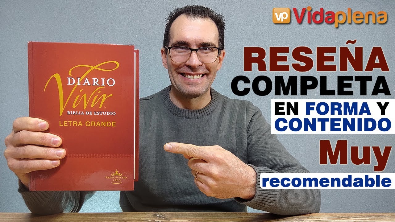 Biblia Diario Vivir con letra grande para leer fácil