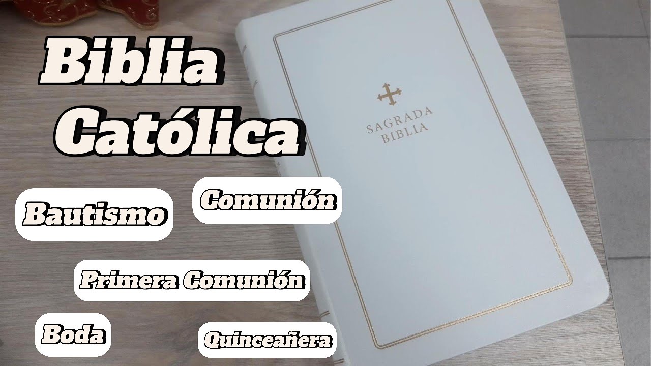 La mejor Biblia Católica para tu Primera Comunión