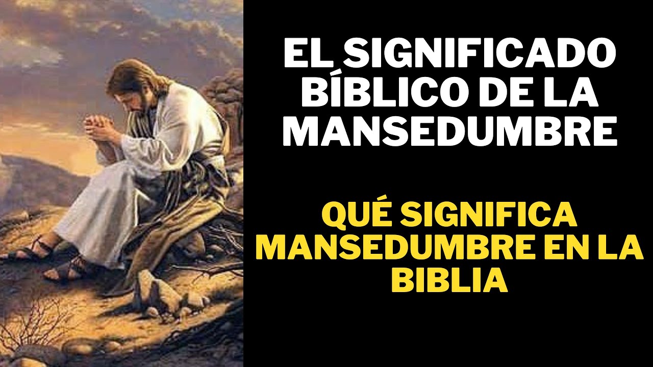 Mansedumbre bíblica: significado y aplicación diaria