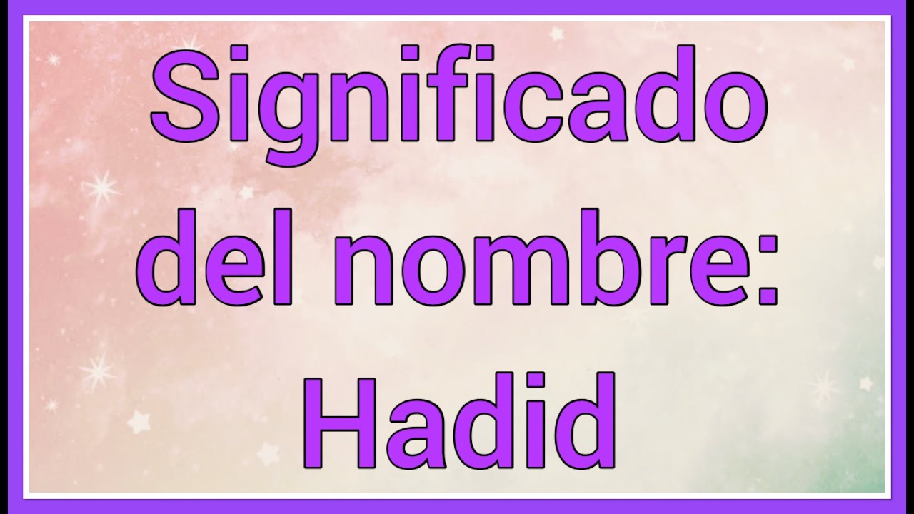 Significado de Hadid en la Biblia