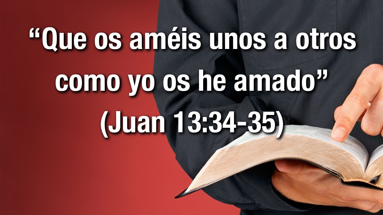Amaos los unos a los otros como yo os he amado - Juan 13:34-35