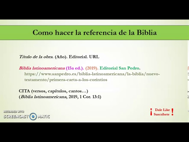 Cómo citar la Biblia según las normas APA en tus trabajos religiosos