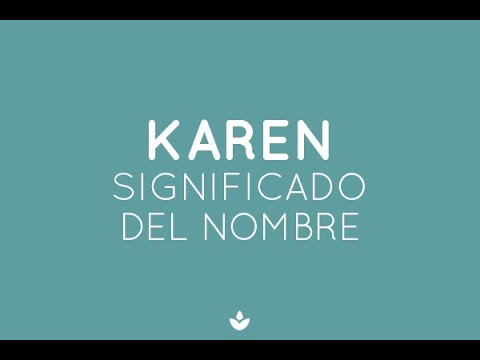 Karen: Significado bíblico y mensaje espiritual