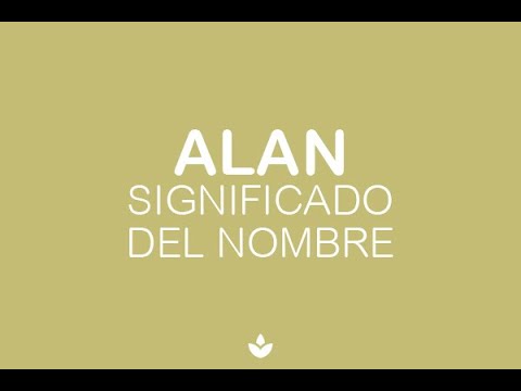 Significado bíblico e importancia del nombre Alan en la historia