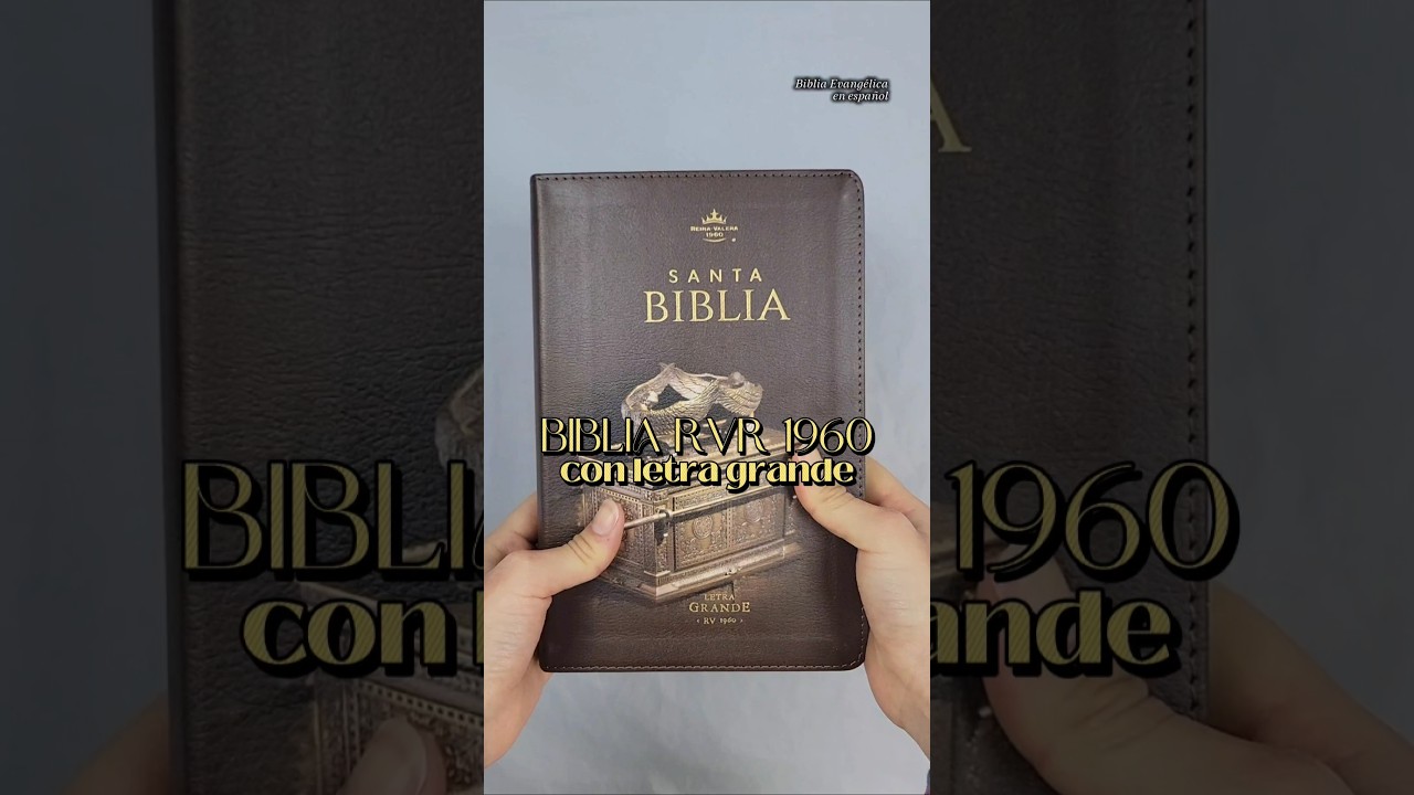 Biblia con letra grande para predicar con claridad y comodidad