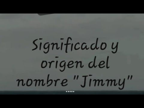 Descubre el significado bíblico del nombre Jimmy