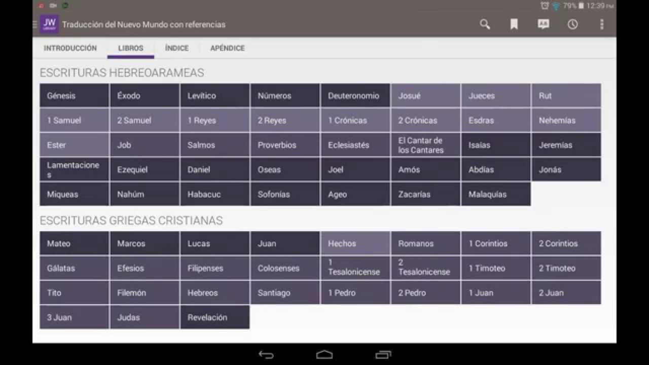 Biblia Testigos de Jehová para descargar en tu dispositivo