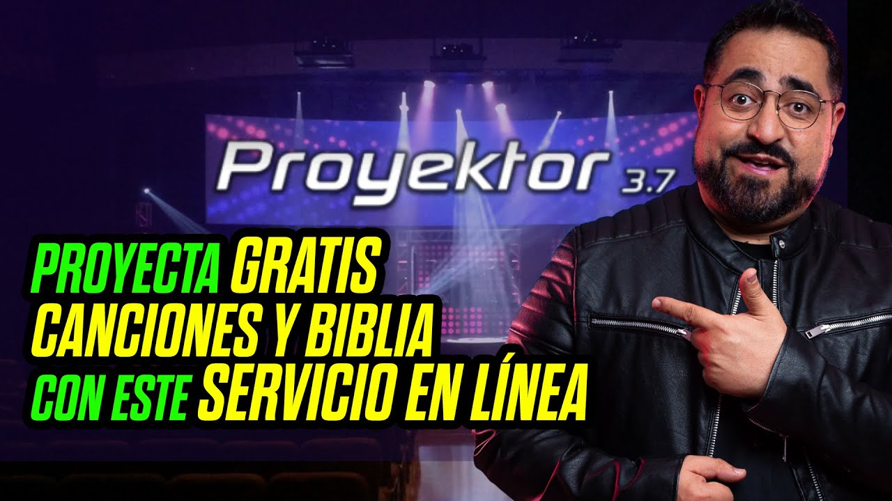 Biblia para proyector: la palabra de Dios en pantalla